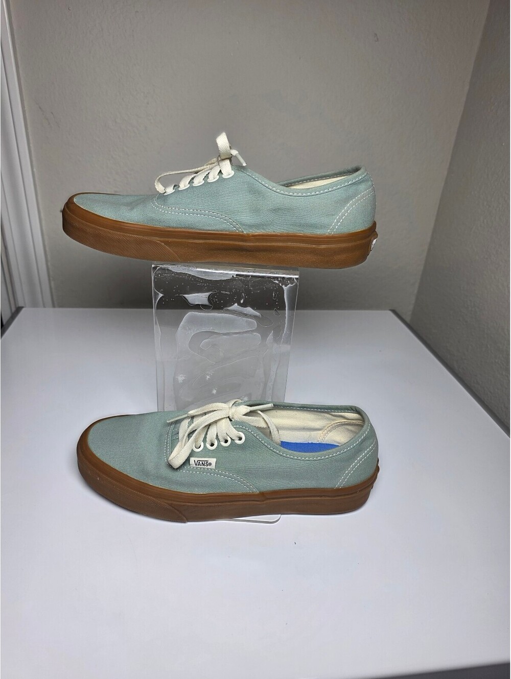 Vans Unisex Authentic 751505 Blue Low Top Lace-Up Sneaker Shoes Size M6.5 W8